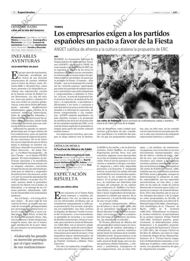 ABC SEVILLA 27-11-2004 página 78