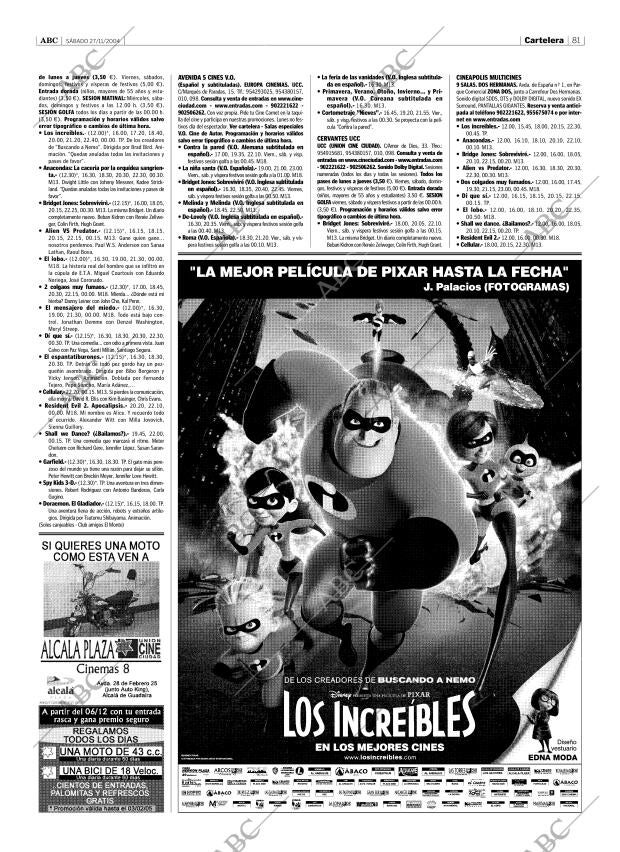 ABC SEVILLA 27-11-2004 página 81