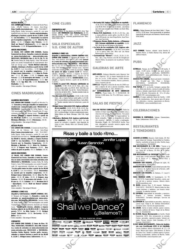 ABC SEVILLA 27-11-2004 página 83