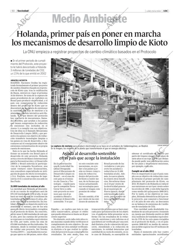 ABC MADRID 29-11-2004 página 50