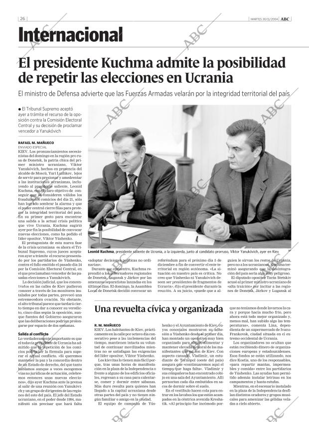 ABC MADRID 30-11-2004 página 26