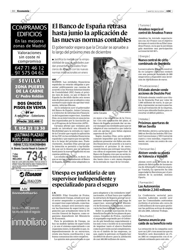 ABC MADRID 30-11-2004 página 88