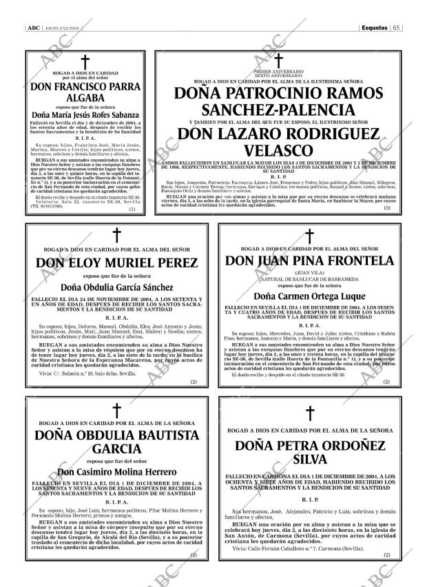 ABC SEVILLA 02-12-2004 página 65