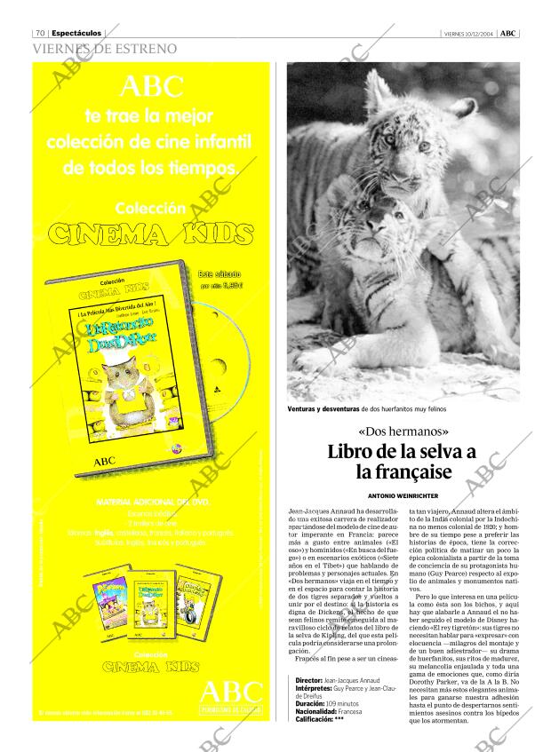 ABC MADRID 10-12-2004 página 70