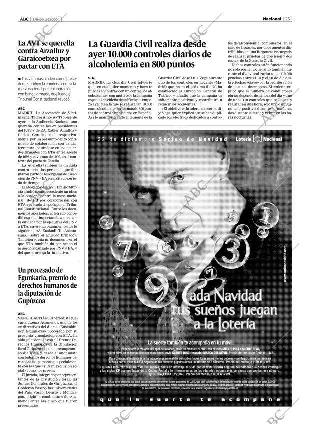 ABC MADRID 11-12-2004 página 25