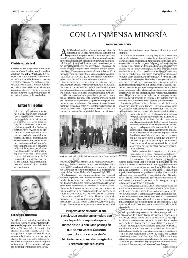 ABC MADRID 12-12-2004 página 5