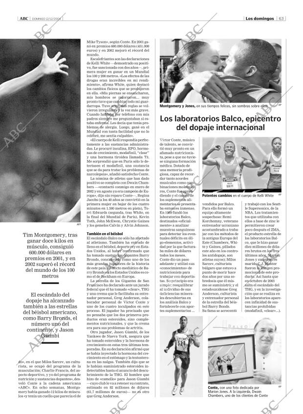 ABC MADRID 12-12-2004 página 63