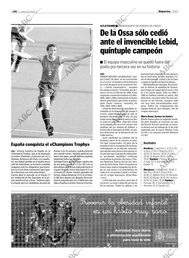 ABC MADRID 13-12-2004 página 103