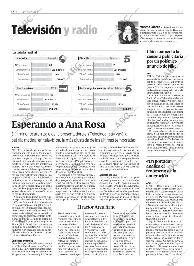 ABC MADRID 13-12-2004 página 107