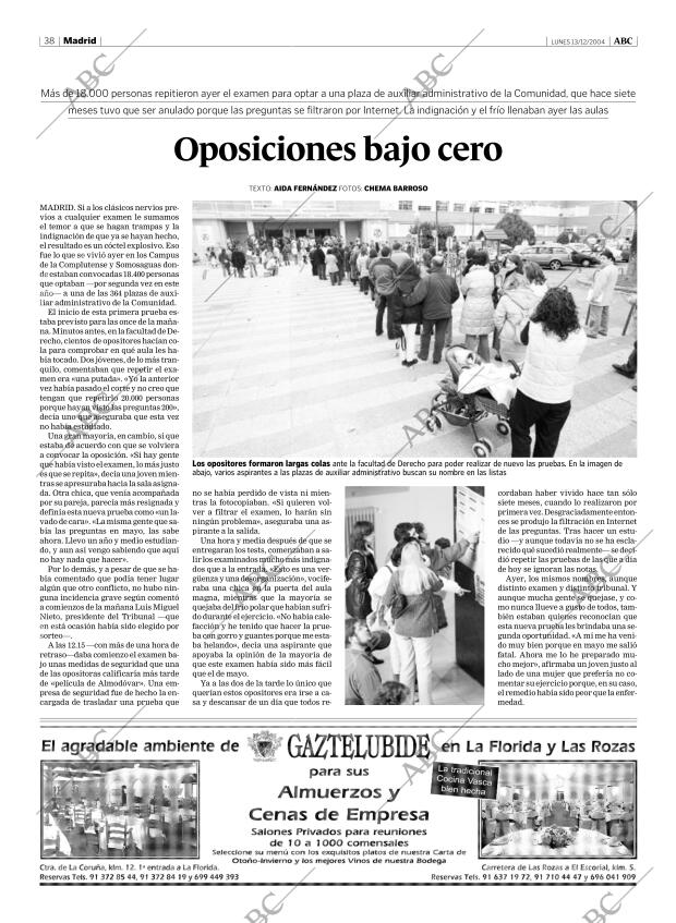ABC MADRID 13-12-2004 página 38