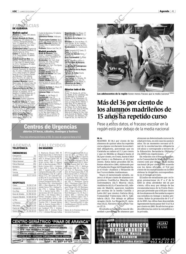 ABC MADRID 13-12-2004 página 41