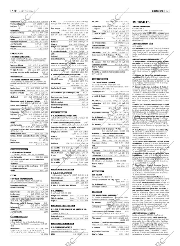 ABC MADRID 13-12-2004 página 63