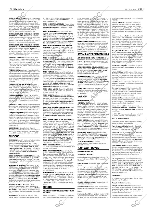 ABC MADRID 13-12-2004 página 66