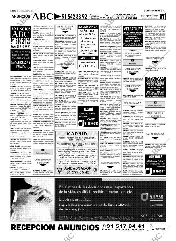 ABC MADRID 13-12-2004 página 71