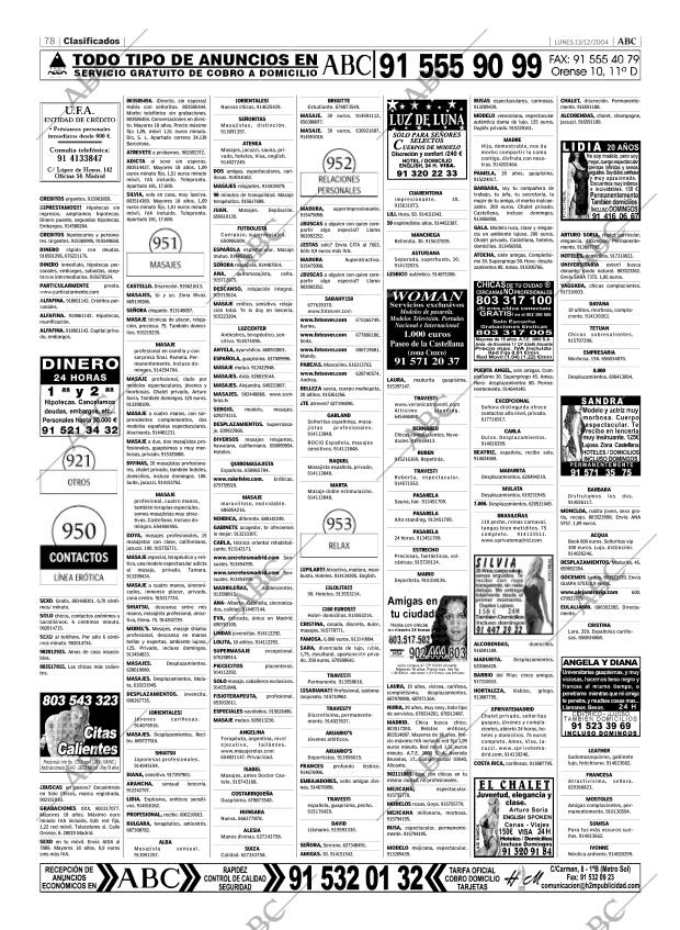 ABC MADRID 13-12-2004 página 78