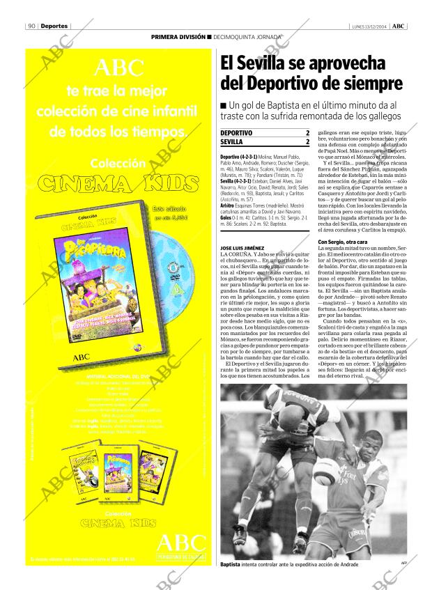 ABC MADRID 13-12-2004 página 90
