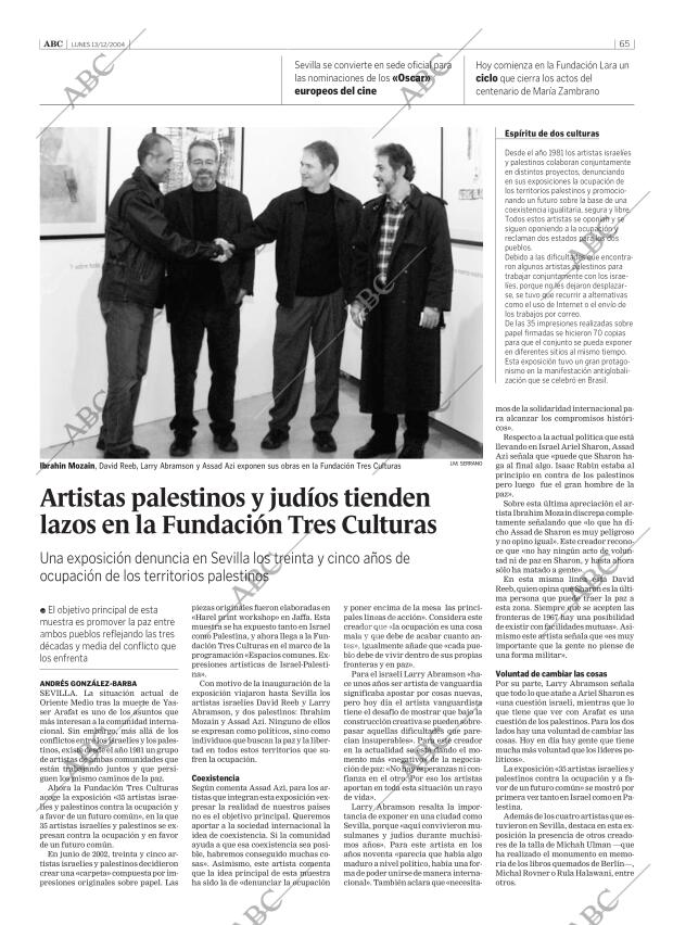 ABC SEVILLA 13-12-2004 página 65