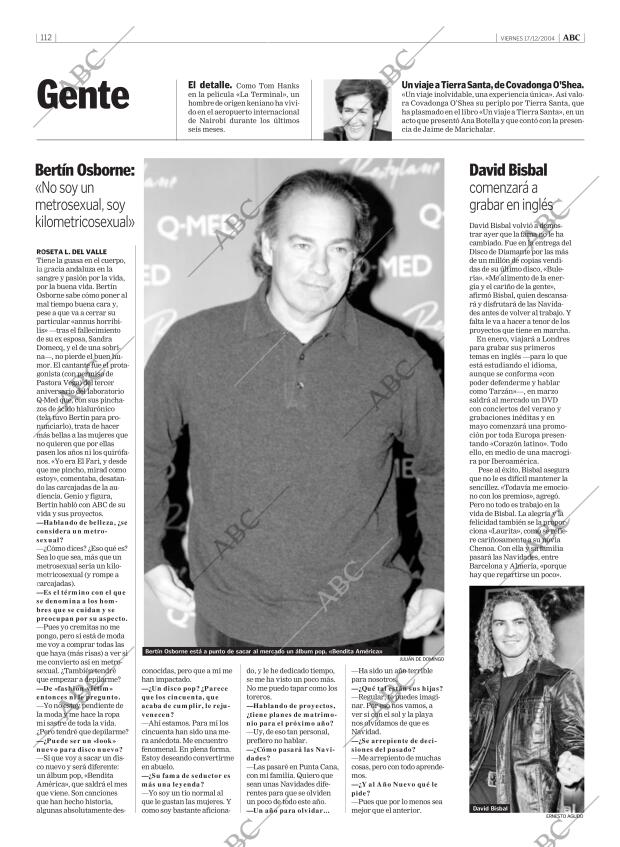 ABC MADRID 17-12-2004 página 112