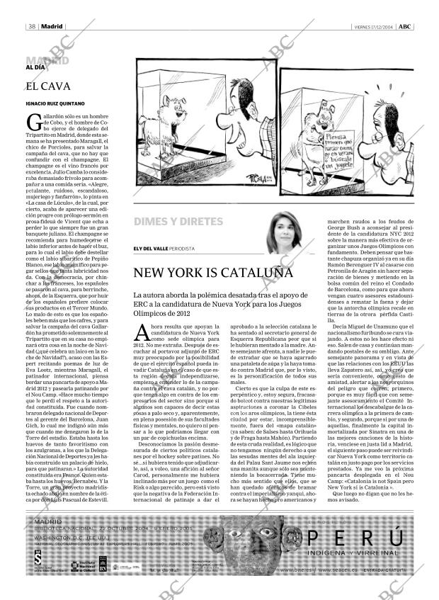 ABC MADRID 17-12-2004 página 38
