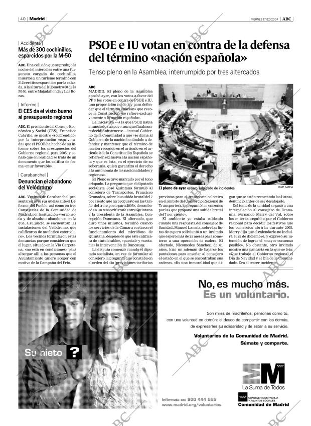 ABC MADRID 17-12-2004 página 40