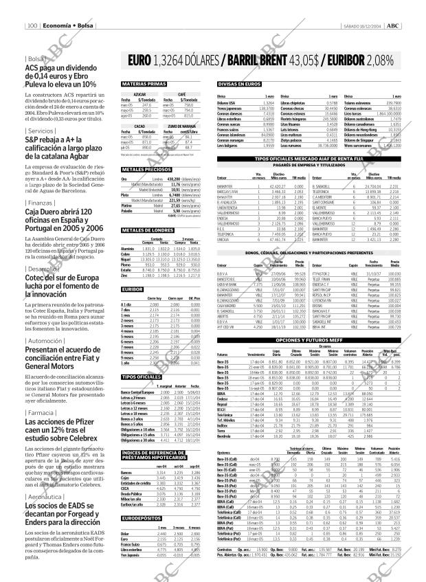 ABC MADRID 18-12-2004 página 100