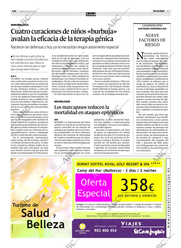 ABC MADRID 18-12-2004 página 63