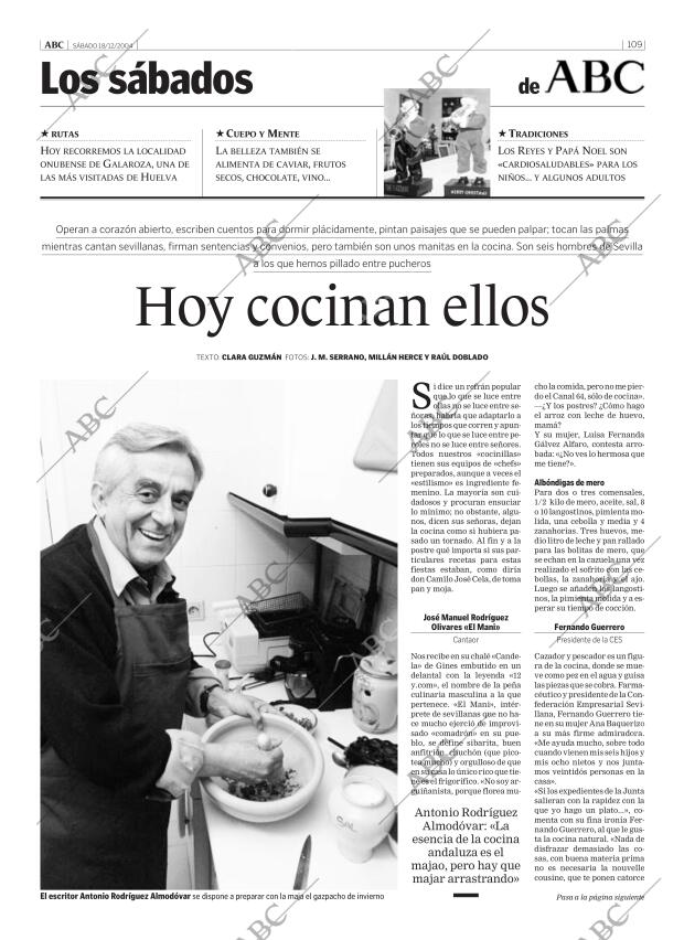ABC SEVILLA 18-12-2004 página 109