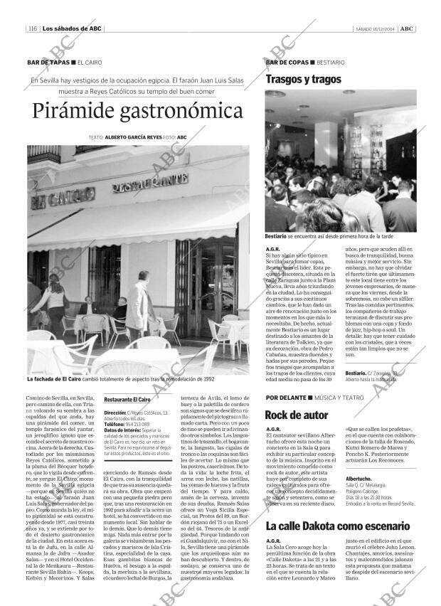 ABC SEVILLA 18-12-2004 página 116