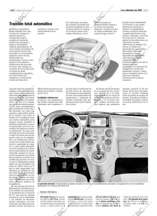 ABC SEVILLA 18-12-2004 página 119