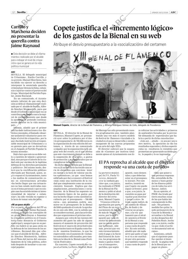 ABC SEVILLA 18-12-2004 página 12