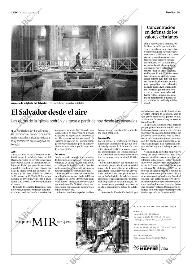 ABC SEVILLA 18-12-2004 página 19
