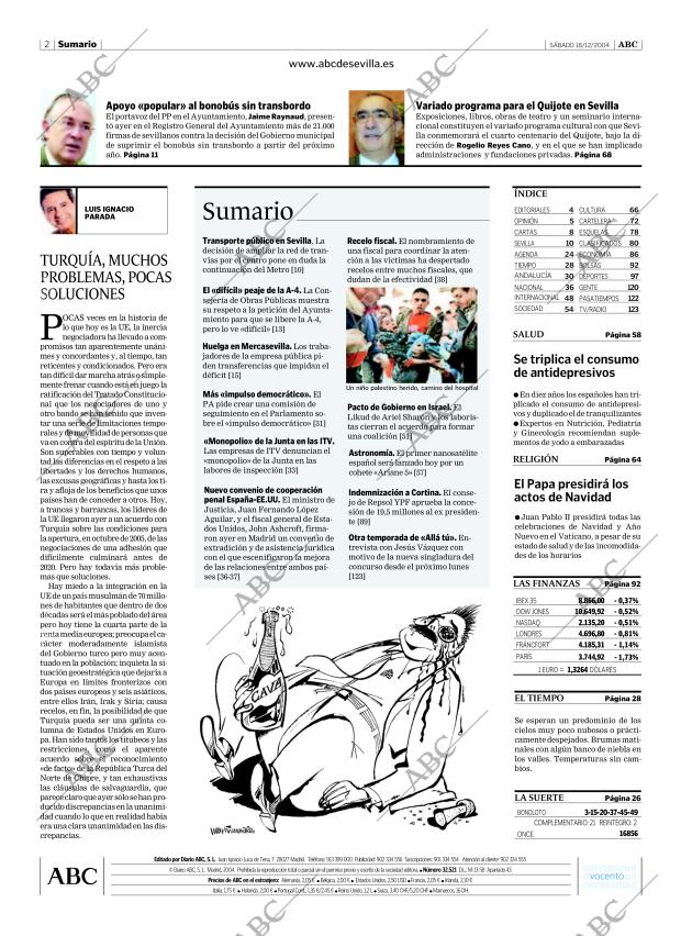 ABC SEVILLA 18-12-2004 página 2