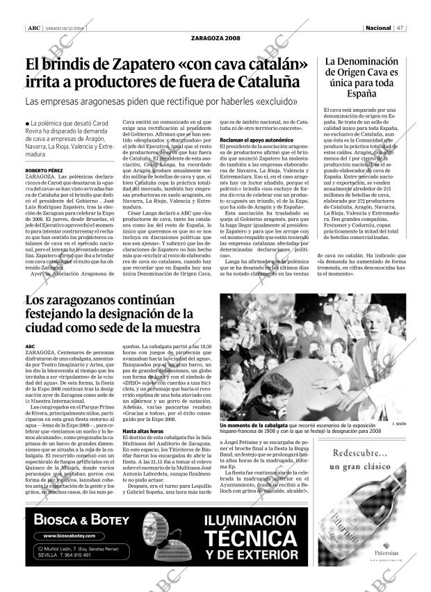 ABC SEVILLA 18-12-2004 página 47
