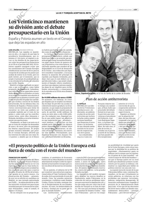 ABC SEVILLA 18-12-2004 página 50