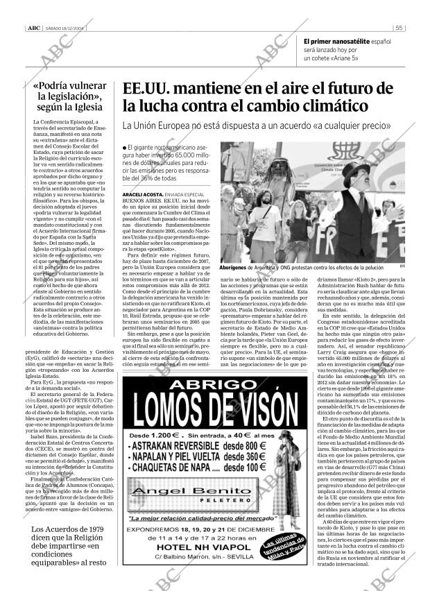 ABC SEVILLA 18-12-2004 página 55