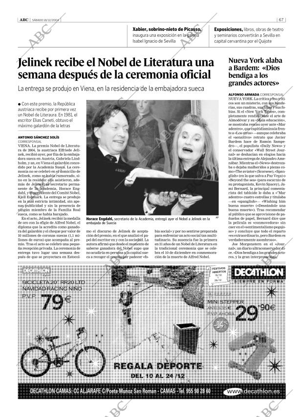 ABC SEVILLA 18-12-2004 página 67
