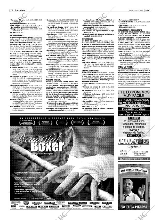 ABC SEVILLA 18-12-2004 página 74