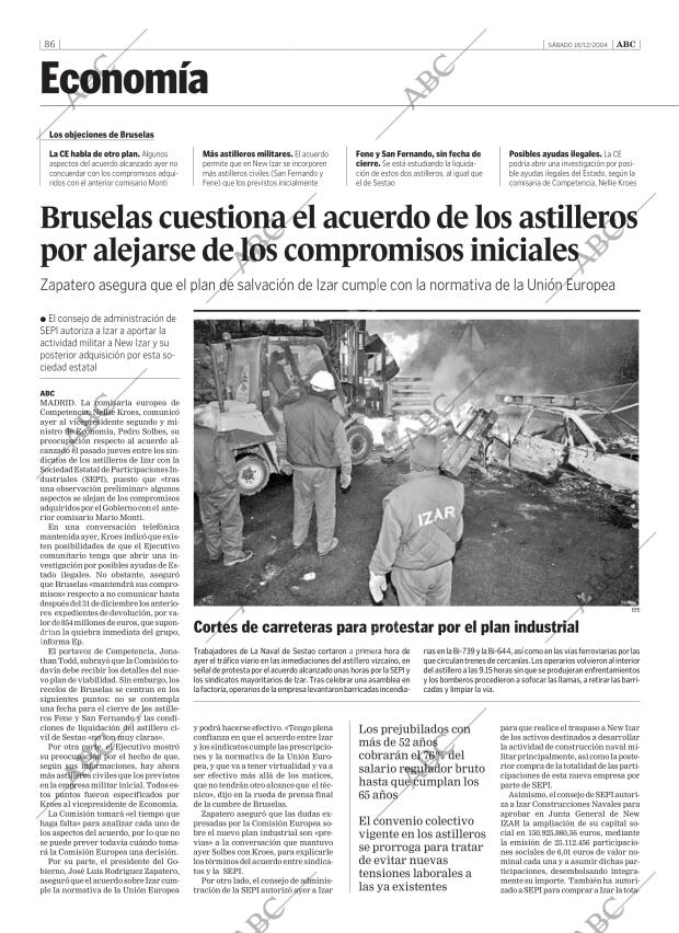 ABC SEVILLA 18-12-2004 página 86