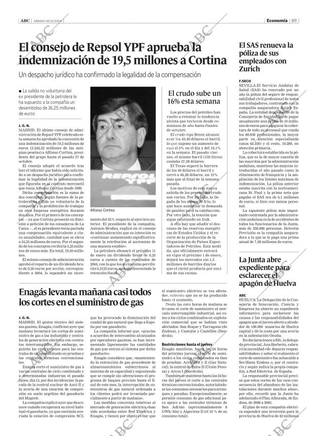 ABC SEVILLA 18-12-2004 página 89