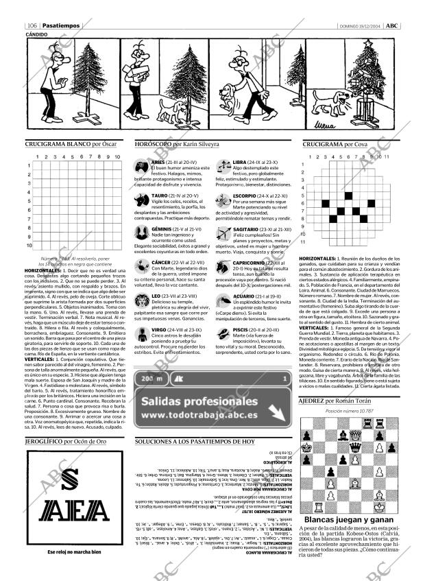 ABC MADRID 19-12-2004 página 106