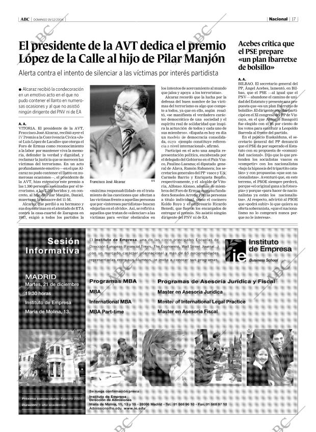 ABC MADRID 19-12-2004 página 17