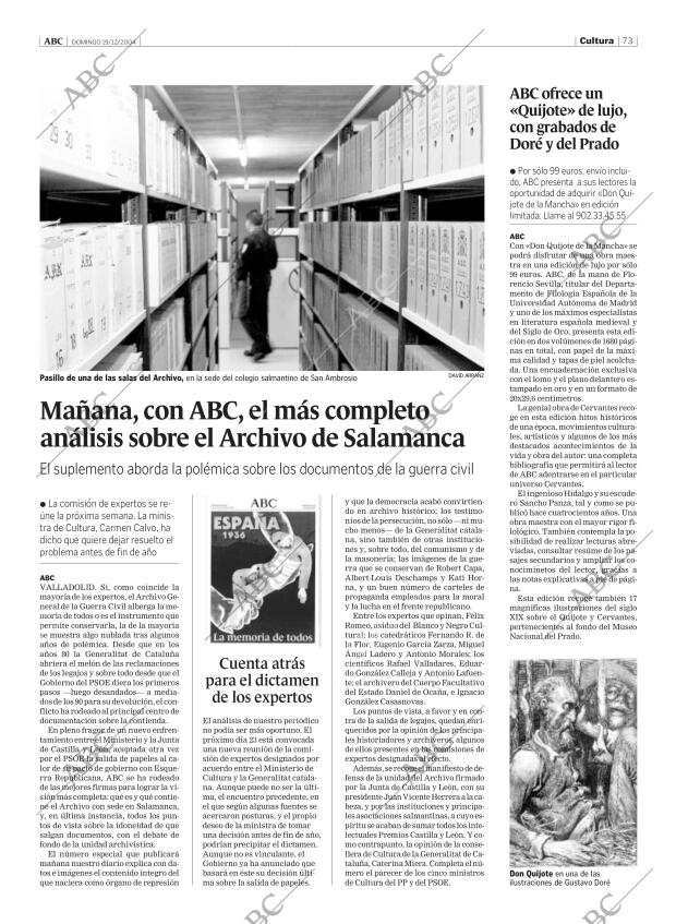 ABC MADRID 19-12-2004 página 73