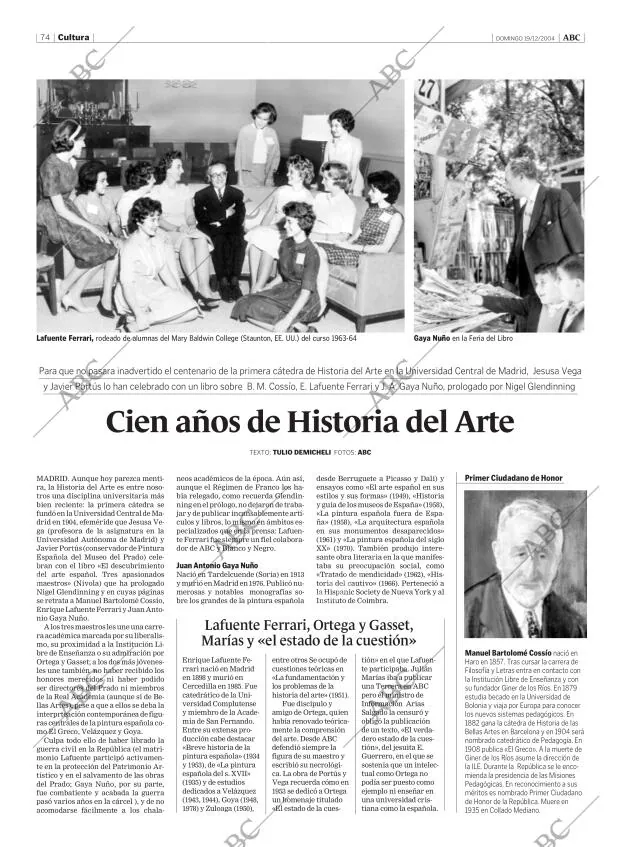 ABC MADRID 19-12-2004 página 74