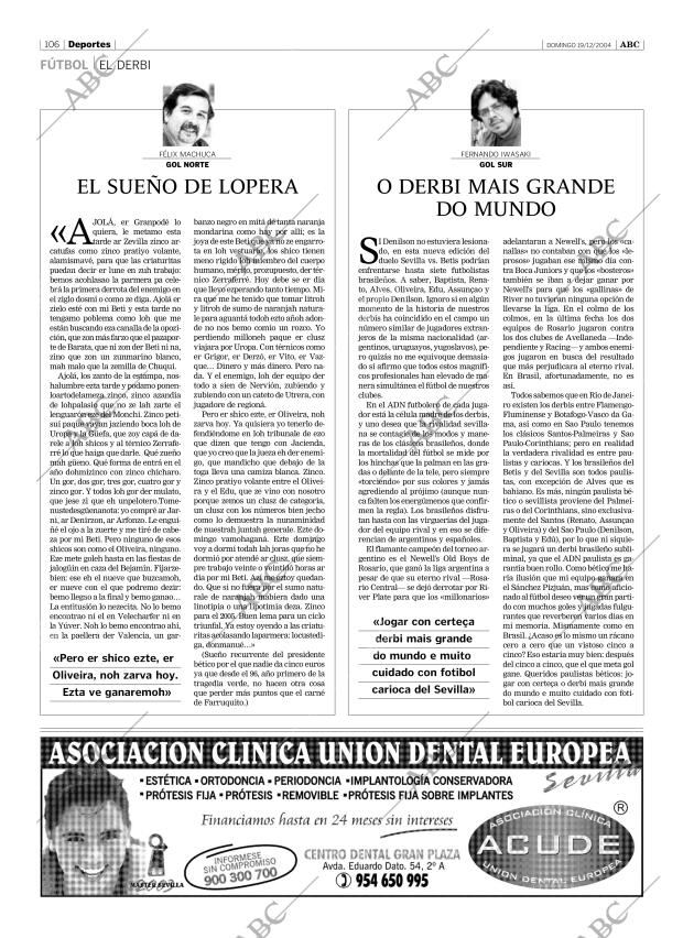 ABC SEVILLA 19-12-2004 página 106