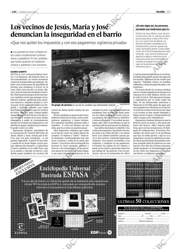 ABC SEVILLA 19-12-2004 página 19