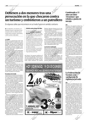 ABC SEVILLA 19-12-2004 página 23