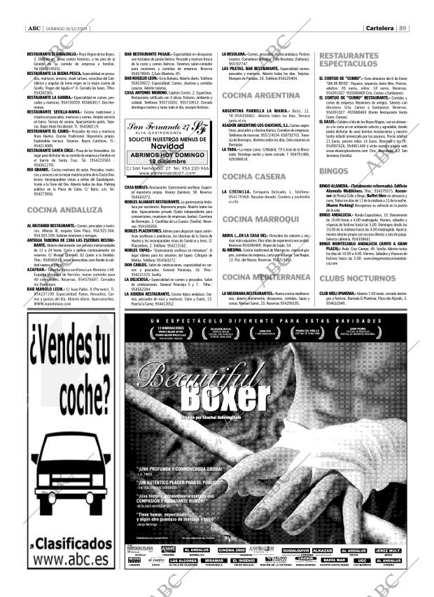 ABC SEVILLA 19-12-2004 página 89