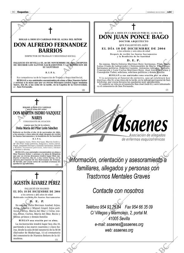 ABC SEVILLA 19-12-2004 página 90