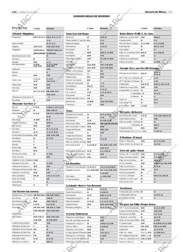 ABC SEVILLA 19-12-2004 página 93