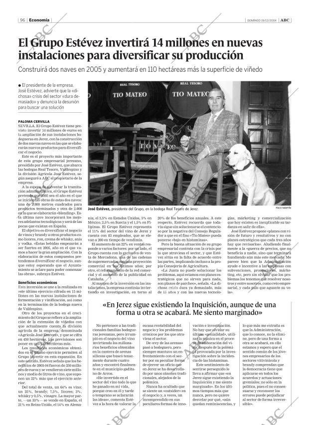 ABC SEVILLA 19-12-2004 página 96